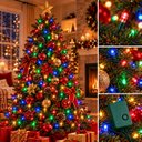 Ver imagem 4 de Pisca Pisca de Natal 100 Leds 8 Metros 127V 8 Funções:Colorido - Fio Verde