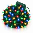 Ver imagem 1 de Pisca Pisca de Natal 100 Leds 8 Metros 127V 8 Funções:Colorido - Fio Verde