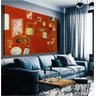 Quadro Decorativo Henri Matisse O Estúdio Ateliê Vermelho:150x100/PRETA - 1