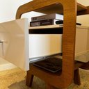 Ver imagem 6 de Mesa de Apoio com Portas Usb Théo Cinamomo/off White Artely
