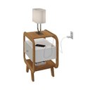 Ver imagem 5 de Mesa de Apoio com Portas Usb Théo Cinamomo/off White Artely