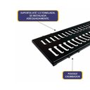 Ver imagem 4 de Kit 5 Ralo Grelha e Caixilho Aço Galvanizado Preto 20x100cm