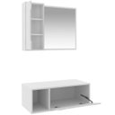 Ver imagem 4 de Kit Gabinete e Espelheira de Banheiro 80 Cm Karina Branco