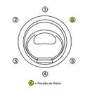 Ver imagem 3 de Banheira Hidromassagem Astra Firenze Super Luxo 180CMX180CMX45CM - 06 Jatos Gel Coat P6 com Aquecedo Branco