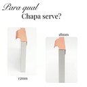 Ver imagem 6 de Kit 5 Puxador de Móveis Wave Cava 30cm em Alumínio - Cobre
