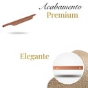 Ver imagem 2 de Kit 5 Puxador de Móveis Wave Cava 30cm em Alumínio - Cobre