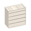 Ver imagem 4 de Cômoda 5 Gavetas Belize Branco