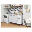 Ver imagem 1 de Balcão de Pia Ambiente Mad Versalhes 120 Cm com Tampo Branco Supremo - Kits Paraná