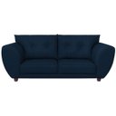 Ver imagem 4 de Sofá 2 Lugares Tulipa Suede Azul Marinho - ADJ Decor