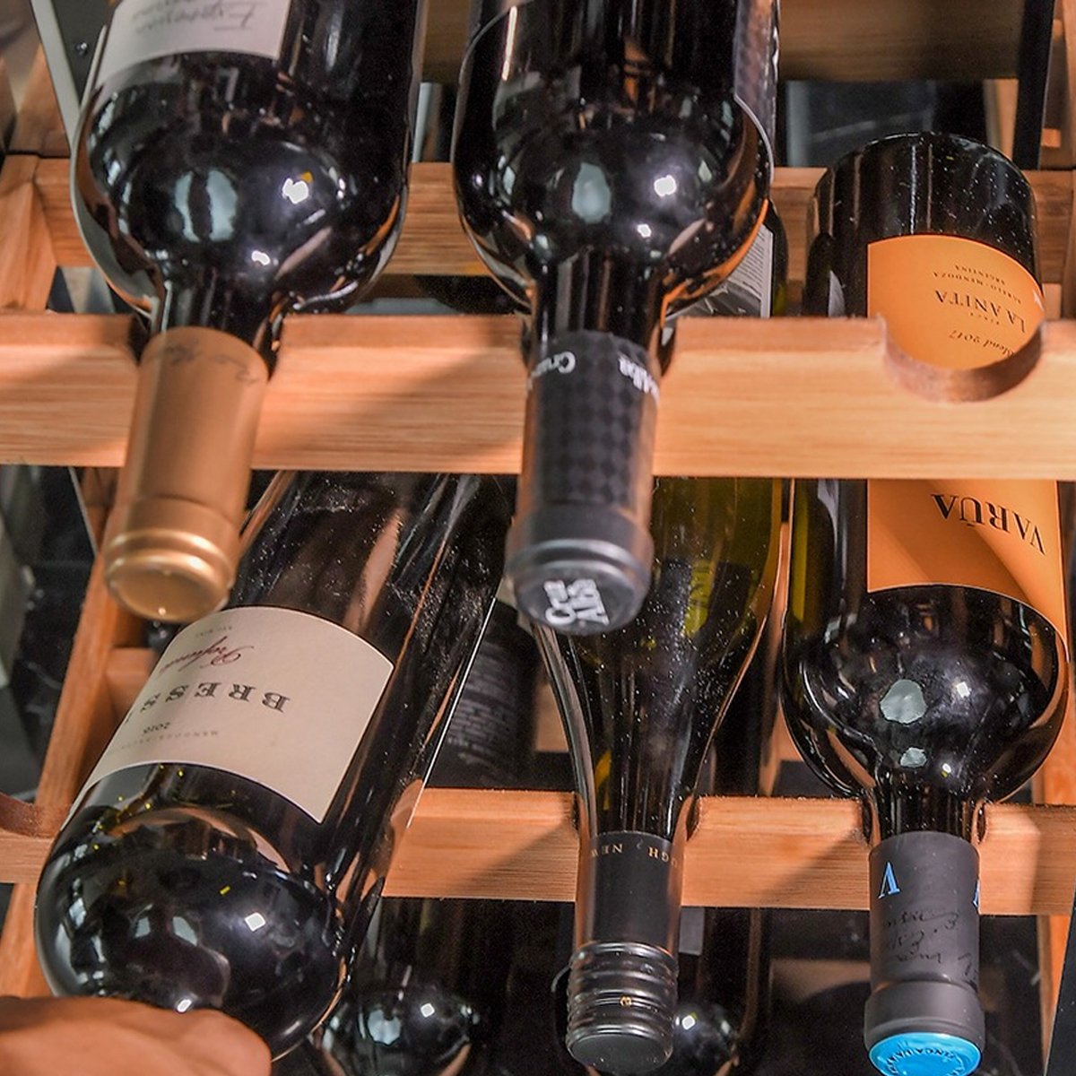 Adega de Vinho Modular 4 Garrafas Essence Suporte para Garrafas em ...