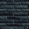 Papel de Parede Adesivo Tijolo Tijolinho Texturizado Preto - 4