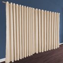 Ver imagem 1 de cortina para apartamento varao Milam 2,80 x 2,40 palha