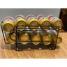 Suporte Organizador Latas Geladeira Porta Aramado 10 Latinhas Armário - 3