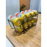 Suporte Organizador Latas Geladeira Porta Aramado 10 Latinhas Armário - 5