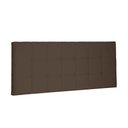 Ver imagem 1 de Cabeceira Painel Verona Para Cama Box Solteiro 90 cm Suede - D’Rossi - Caramelo