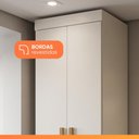 Ver imagem 5 de Armário Multiuso para Lavanderia 2 Portas 4 Prateleiras Madrid