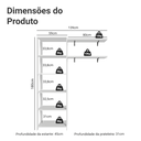 Ver imagem 4 de Estante Multiuso e Prateleiras para Lavanderia 139cm