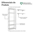 Ver imagem 5 de Estante Multiuso e Prateleiras para Lavanderia 139cm