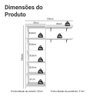 Estante Multiuso e Prateleiras para Lavanderia 139cm - 4