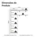 Ver imagem 4 de Estante Multiuso e Prateleiras para Lavanderia 139cm