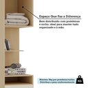 Ver imagem 5 de Mesa de Cabeceira Alta 1 Porta e 1 Gaveta 38cm Mônaco Luciane Móveis
