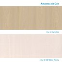 Ver mais imagens de Mesa de Cabeceira Alta 1 Porta e 1 Gaveta 38cm Mônaco Luciane Móveis