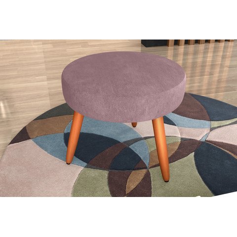 Puff Decorativo Dallas Turkey Rosa F447 - Matrix