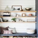 Ver imagem 1 de Kit 3 Prateleiras 120x20 Suporte Invisível Madeira Maciça