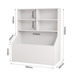 Organizador de Brinquedos Quarto Infantil em Mdf - 4