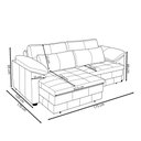 Ver imagem 4 de Sofá Retrátil Elétrico Sala de Estar Nolan Bipartido 175cm Conforto Premium em Couro Branco G58 - Gr