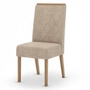 Ver imagem 2 de Cadeira para Mesa de Jantar Nina Ambiente Kit 2 Peças Nature Creme - Henn