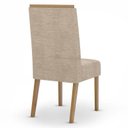 Ver imagem 3 de Cadeira para Mesa de Jantar Nina Ambiente Kit 2 Peças Nature Creme - Henn