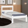 Cama de Solteiro Perola Plus Branco Brilho J.a - 2