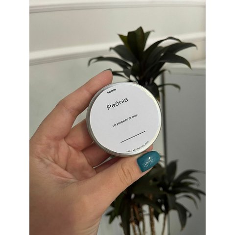 Vela Lata Mini 20g - Cereja e Avelã