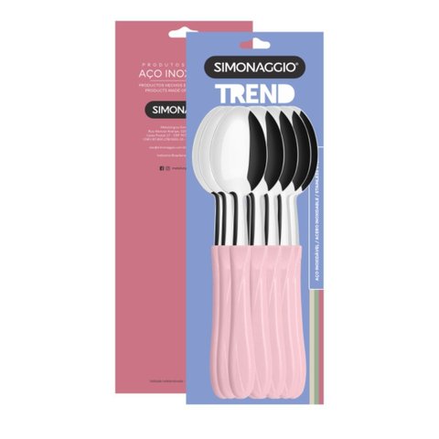 Blister 6 Pecas Colher para Mesa 6 Pecas Simonaggio