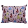 Fronha Portallar Malha Estampada Disney Danca de Princesas 48cmx68cm Rosa - 1