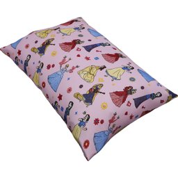 Fronha Portallar Malha Estampada Disney Danca de Princesas 48cmx68cm Rosa - 2