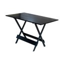 Ver imagem 1 de Mesa Dobrável Em Madeira Padrão 120X70 - Preto - Preto