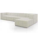 Ver imagem 6 de Sofá 4 Lugares para Sala Living Modular com Puff 352cm Lancaster F04 Linho Cru - Lyam Decor