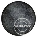 Ver imagem 1 de Prato Raso para Churrasco Porcelana 25cm Churrasco Carbon Av