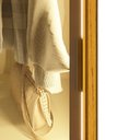Ver imagem 7 de Guarda Roupa 100% Mdf Platinum Led 3 Portas Reflecta Naturale Off White - Gelius