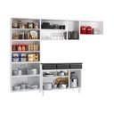 Ver imagem 4 de Cozinha Completa Modulada Aço 4 Peças com Balcão com Tampo Multimóveis CR20370