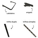 Ver imagem 3 de Arara de parede - 1,30m Smart black