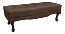 Ver imagem 2 de Recamier Villach 1.60 para Cama Casal Veludo Marrom Bz Home Decor