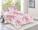 Ver imagem 3 de Kit Colcha Infantil Meninas Dupla Face Solteiro 160x240cm - Garden