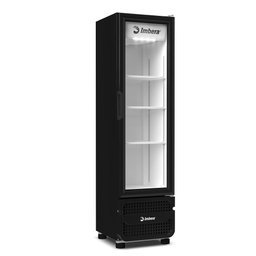 Expositor Vertical Imbera 453 Litros Porta de Vidro Preto Vrs16 – Bivolt - 2
