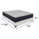 Ver imagem 3 de Cama Box Branco Casal Colchão Víuvo Ortobom Extra Firme
