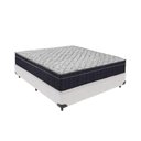 Ver imagem 1 de Cama Box Branco Casal Colchão Víuvo Ortobom Extra Firme