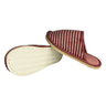 Pantufa Feminina Rosa Listrada 36/37 Conforto e Qualidade - 6