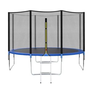 Cama Elástica 366cm com Escada e Rede de Proteção Diâmetro 12 Pés